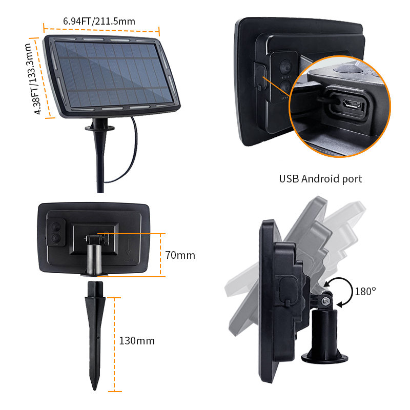 HCP095  S14太阳能暖白灯串